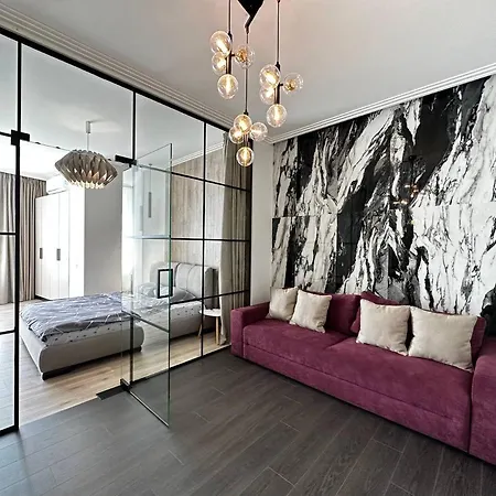 公寓 Sea Symphony 3-bedrooms Lux 敖德萨