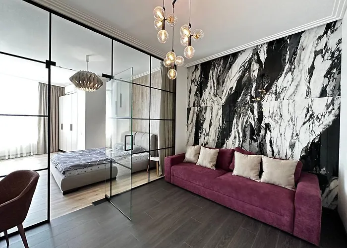 公寓 Sea Symphony 3-bedrooms Lux 敖德萨